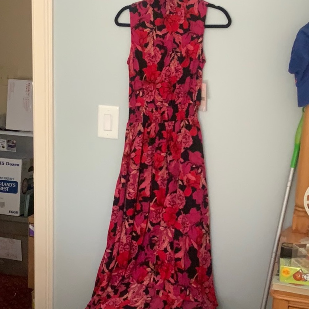 WOMENS SLEEVELESS DRESS BLACK, RED, PINK SIZE 4 NWT NANETTE LEPORE